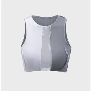 Y2k sexy sleeveless sheath crop top